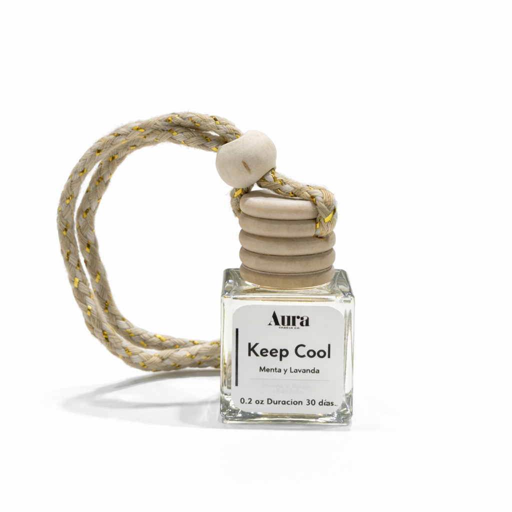 Difusor para Auto – Keep Cool (Menta y Lavanda) | Aura Candle Co.