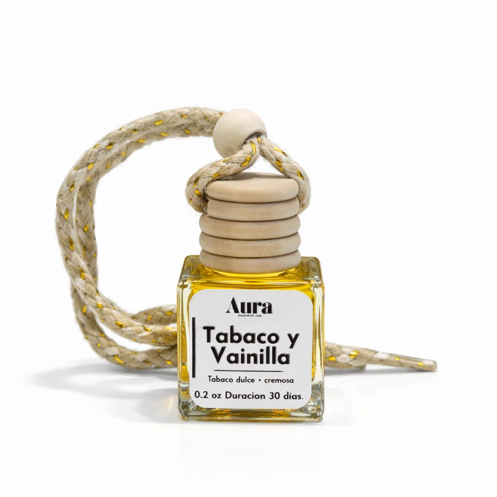 Difusor para Auto – Tabaco y Vainilla | Aura Candle Co.