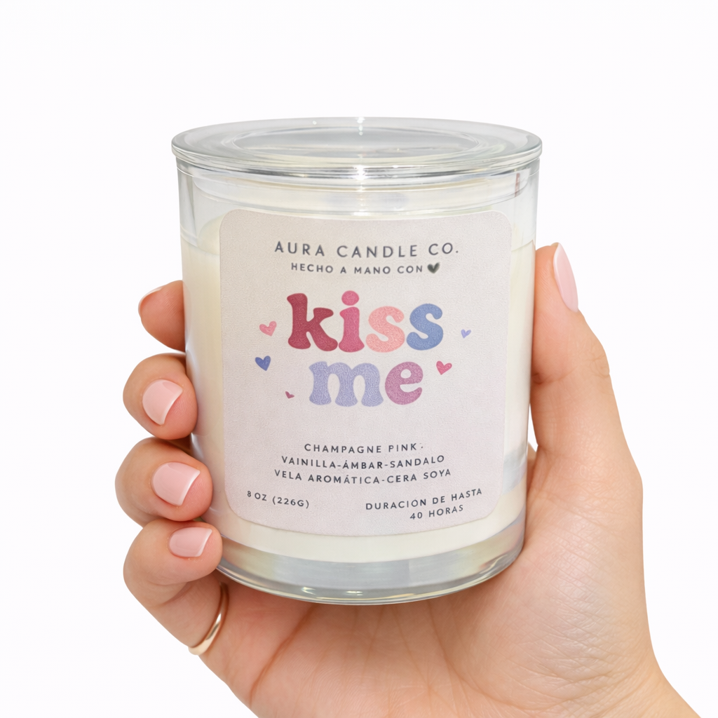 Kiss Me – Champagne Pink | Aura Candle Co.