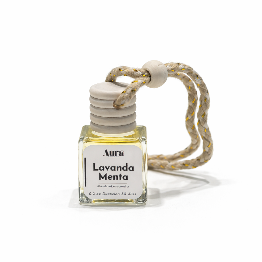 Difusor para Auto – Lavanda y Menta | Aura Candle Co.