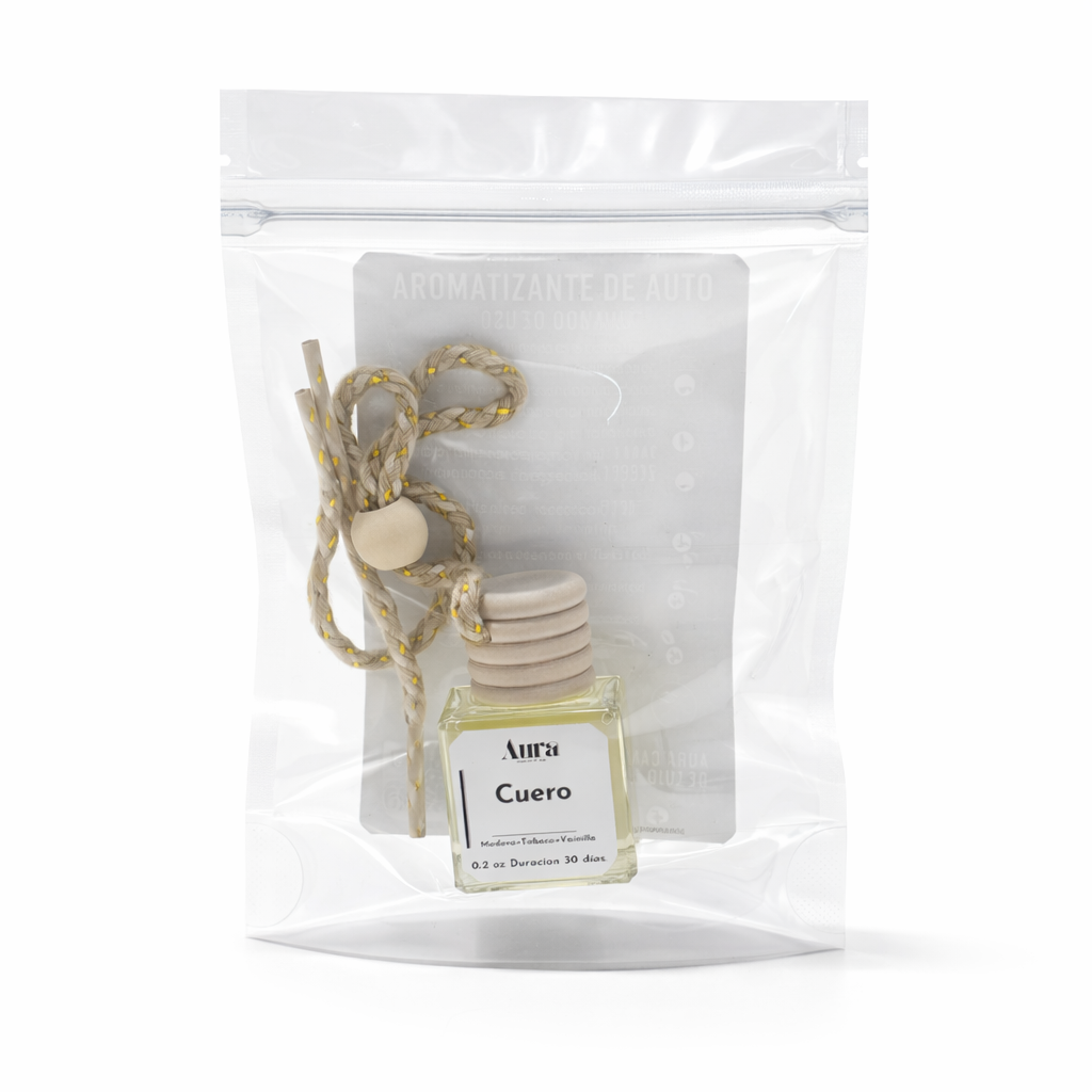 Difusor para Auto – Cuero | Aura Candle Co.