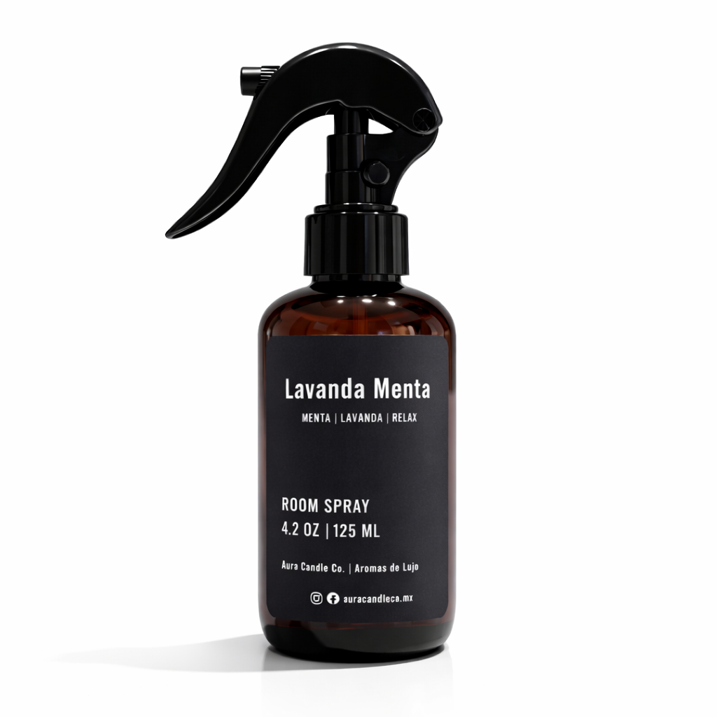 Room Spray Lavanda Menta – Aura Candle Co.