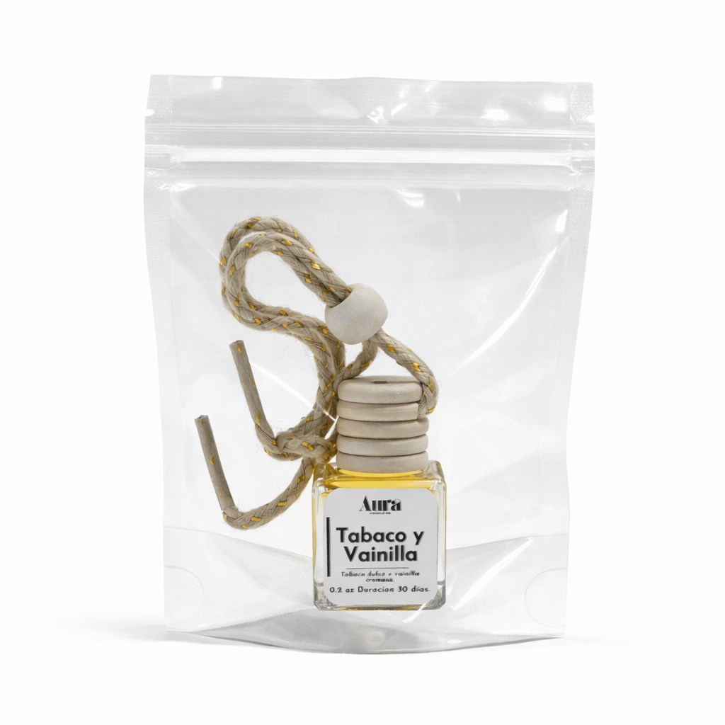 Difusor para Auto – Tabaco y Vainilla | Aura Candle Co.