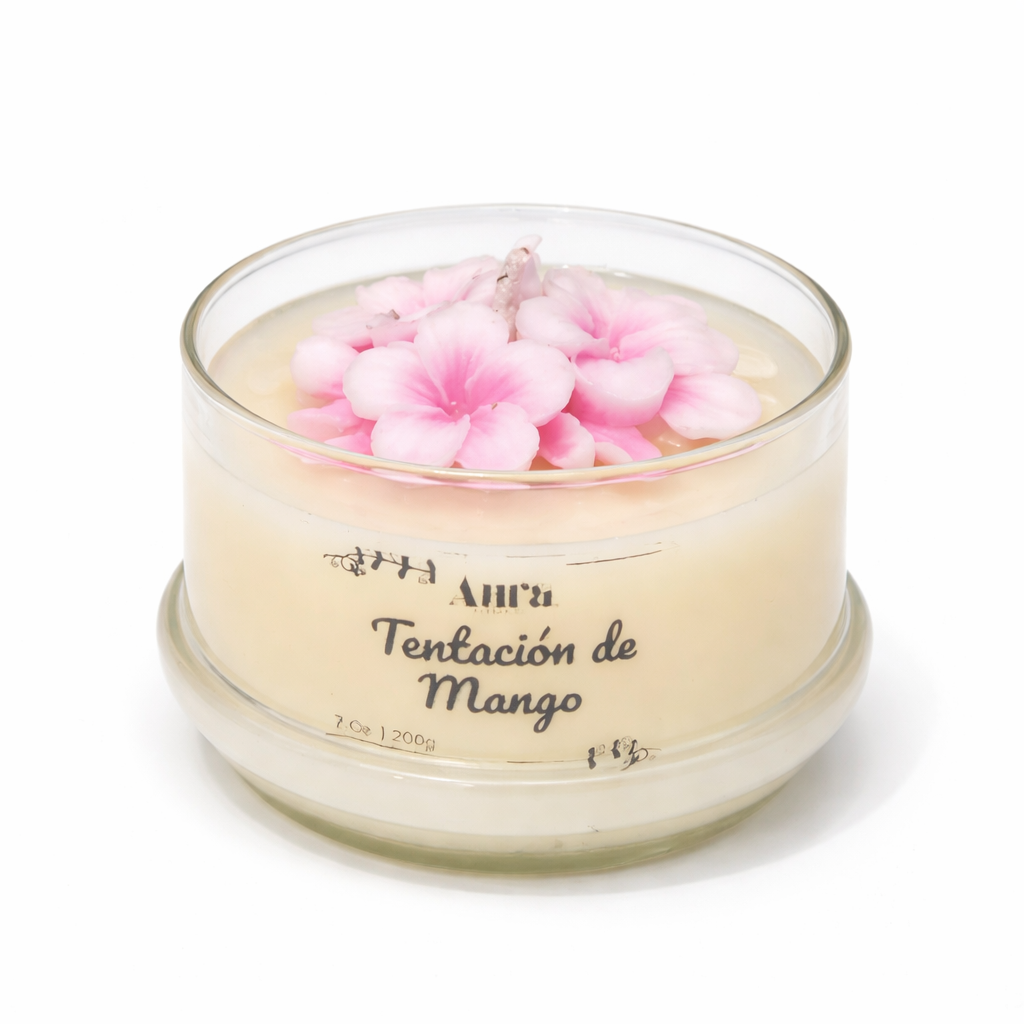 Vela Floral 200 g Aroma a Elegir