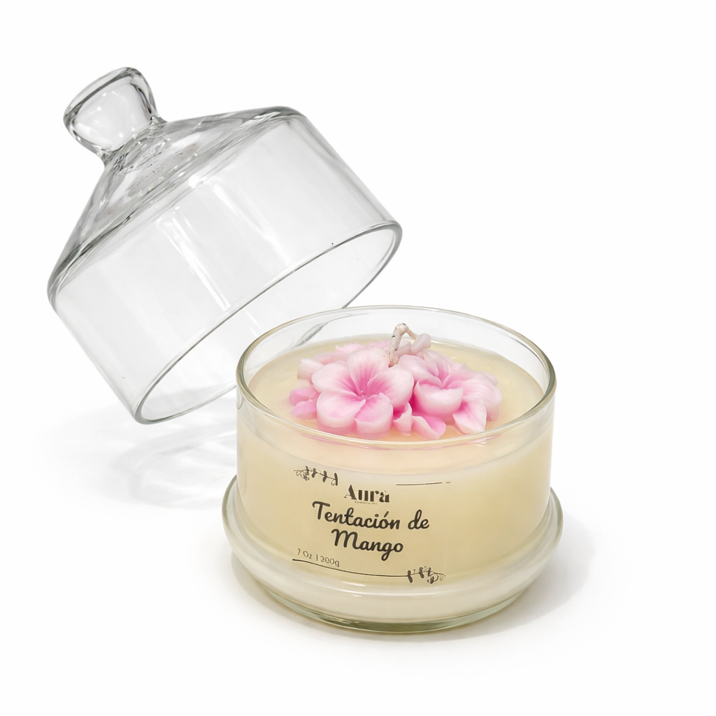 Vela Floral 200 g Aroma a Elegir